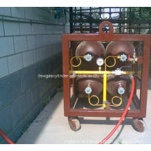 50L Seamless Steel Cylinder Rack, CNG Gas Cylinder Rack